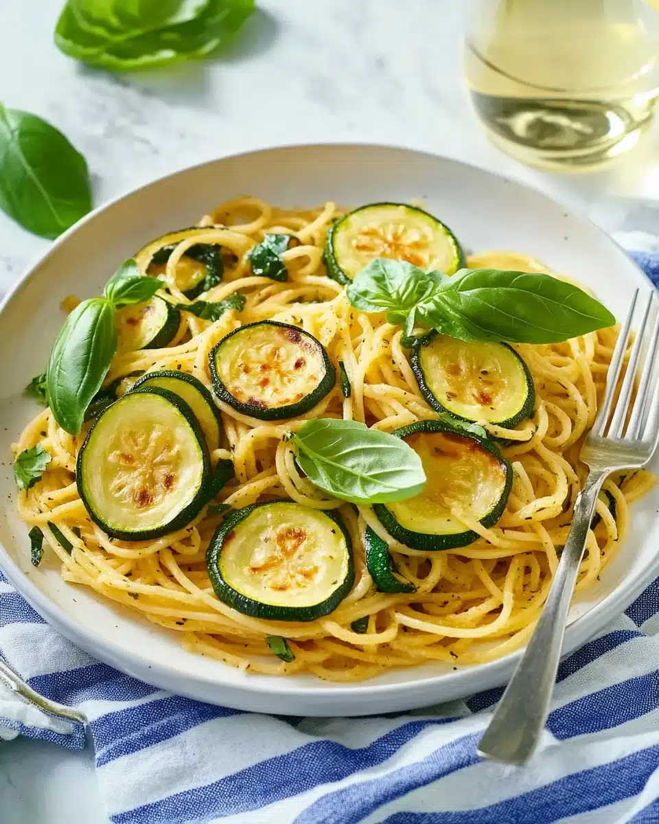 Amalfi Coast Inspired Zucchini Pasta with Sun-Dried Tomatoes: Quick & Easy